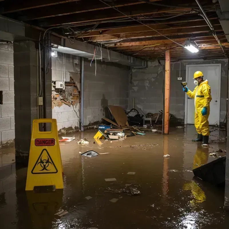 Flooded Basement Electrical Hazard in Brickerville, PA Property